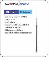 RHF-05 - 80m (3.5 MHz) Mobile HF Antenna - Zoom