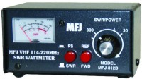MFJ-812B, WATTMETER, VHF SWR/WATTMETER, 30, 300 WATTS - Zoom